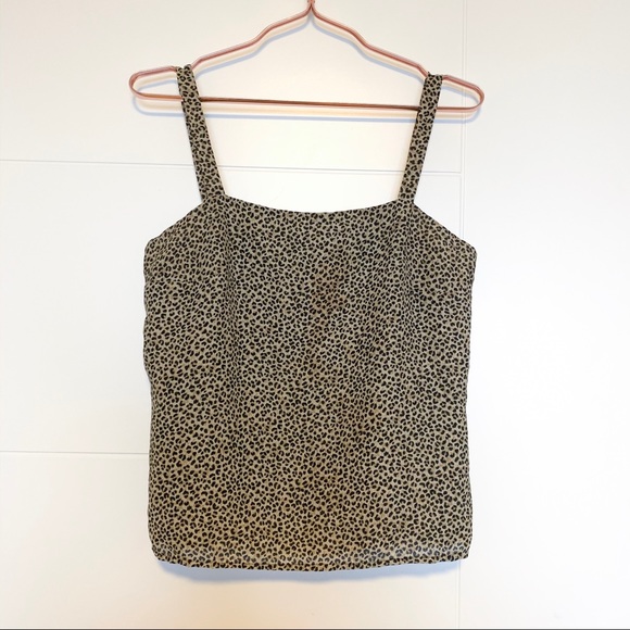 Halogen Tops - Cheetah print boxy tank 🐆